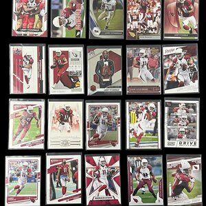 Larry Fitzgerald 20 Football Card Lot HOF - One of the Great All-Time WRs